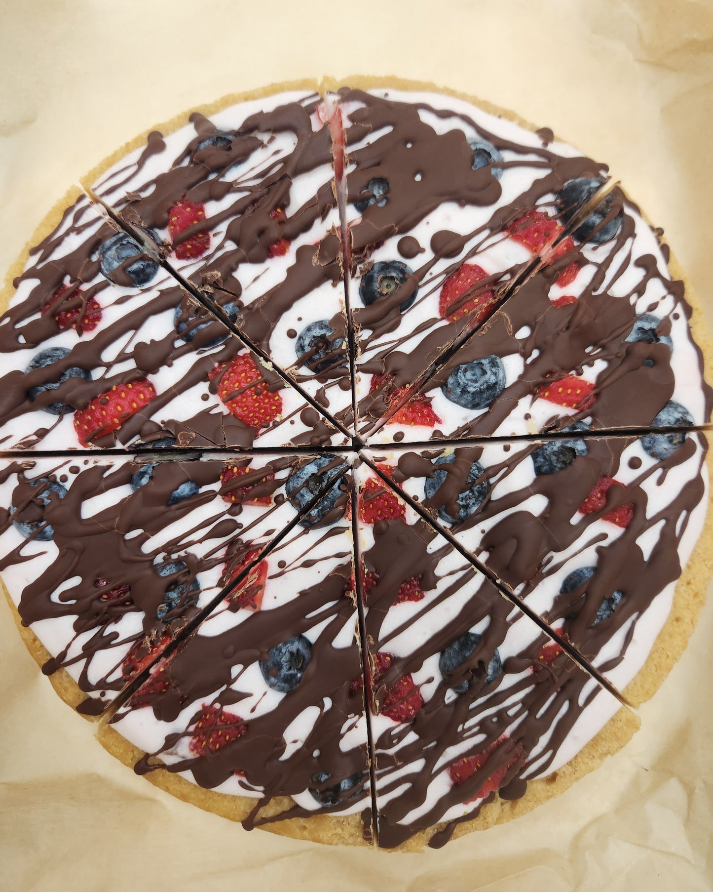 Berry Bunch with Chocolate Drizzle (Gluten Free)